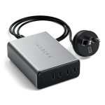 Satechi 165W USB-C Charger Powering Multiple Devices
