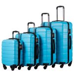 Coolife Expandable Suitcase Set for Family Trips