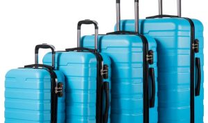 Coolife Expandable Suitcase Set for Family Trips