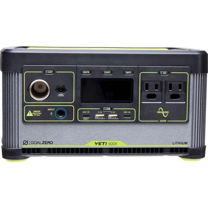 Goal Zero Yeti 500X Portable Power Station for Outdoors