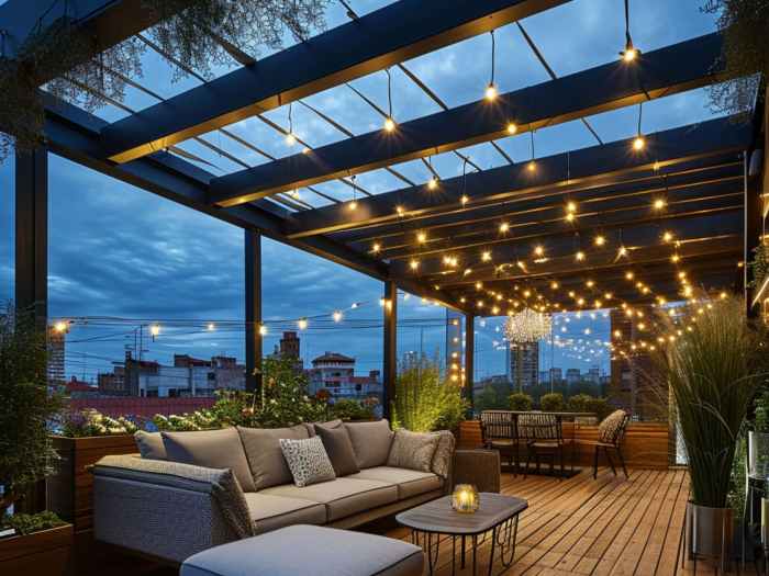 40 Unique Outdoor Lighting Ideas | Garden Lighting Outdoor roof lighting