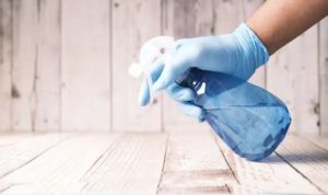 Outdoor disinfectant spray for safe outdoor spaces